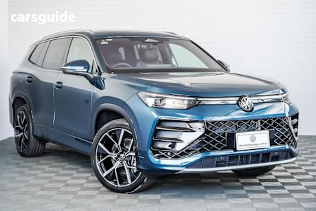 Blue 2025 Volkswagen Tiguan Wagon 195Tsi R-Line