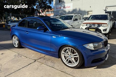 Blue 2008 BMW 1 Coupe 135I SPORT R