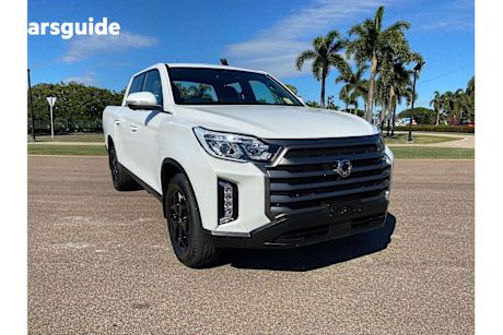 White 2024 Ssangyong Musso Ute Tray ULTIMATE 4X4