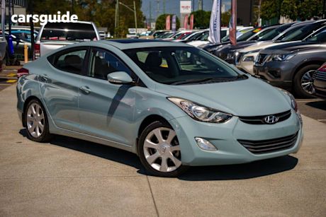 Blue 2013 Hyundai Elantra Sedan Premium