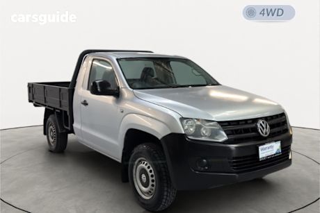 Silver 2012 Volkswagen Amarok Ute Tray TDI400 4X4