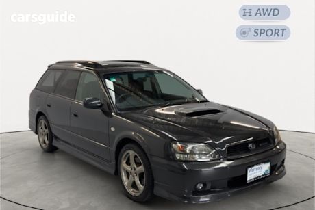 Black 2002 Subaru Legacy SUV TOURING WAGON GT-B AWD