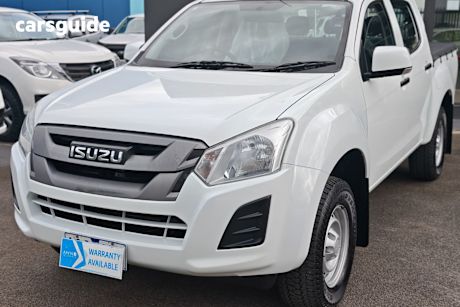 White 2019 Isuzu D-MAX Crew Cab Utility Sx Hi-Ride (4X2)