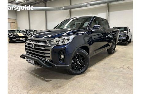 Blue 2022 Ssangyong Musso XLV Crew Cab Pickup Ultimate