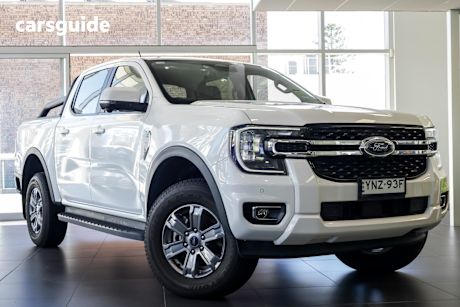 White 2024 Ford Ranger Ute Tray XLT 4X4
