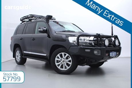 Black 2020 Toyota Landcruiser Wagon Lc200 Sahara (4X4)