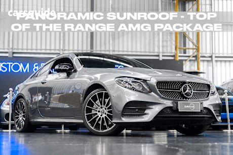 Grey 2018 Mercedes-Benz E-CLASS Coupe E400 4WD