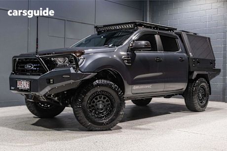 Grey 2021 Ford Ranger Ute Tray WILDTRAK 4X4