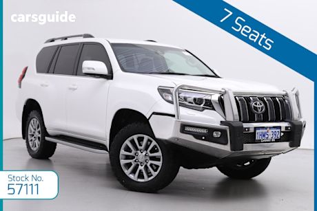 White 2019 Toyota Landcruiser Prado Wagon Vx (4X4)