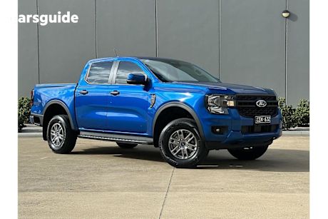 Blue 2023 Ford Ranger Ute Tray XLS HI-RIDER R