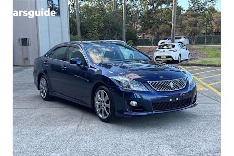 Blue 2008 Toyota Crown Sedan Athlete