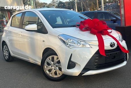 White 2019 Toyota Yaris Hatch ASCENT F
