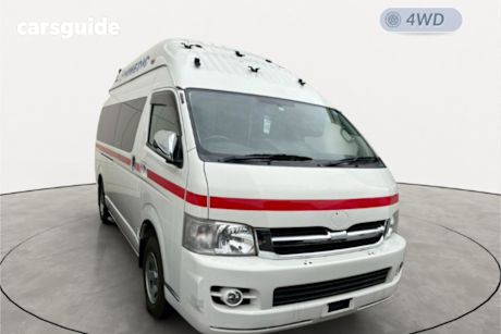 White 2009 Toyota HiAce Commercial 4WD