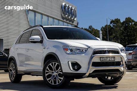 White 2015 Mitsubishi ASX SUV LS F