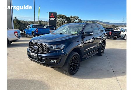 Blue 2020 Ford Everest SUV SPORT 4X4