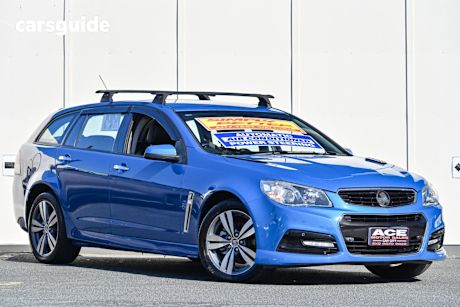 Blue 2015 Holden Commodore SUV SV6 R