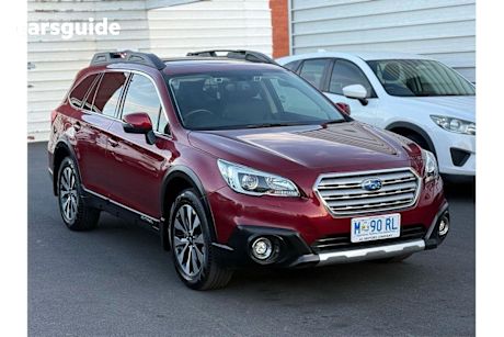 Red 2017 Subaru Outback Wagon 2.5I Premium