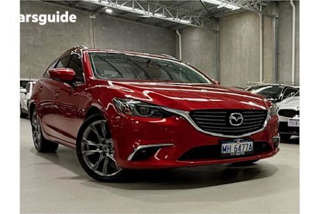 Red 2017 Mazda 6 Wagon Gt