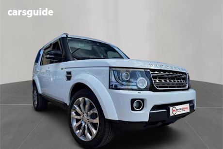 White 2014 Land Rover Discovery 4 Wagon 3.0 Sdv6 Hse