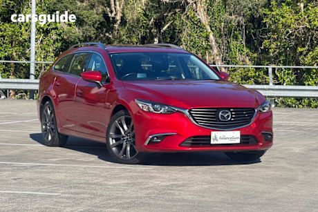 Red 2014 Mazda 6 Wagon Gt