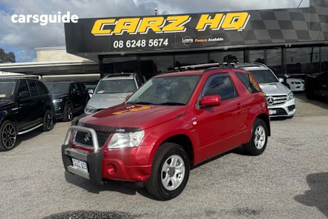 Red 2008 Suzuki Grand Vitara Wagon (4X4)