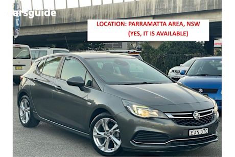 Grey 2019 Holden Astra Hatchback Rs