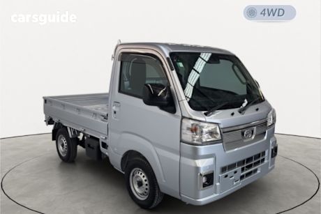 Silver 2024 Daihatsu Hijet Ute Tray EXTRA 4WD