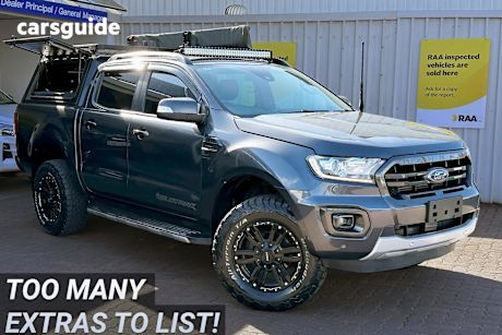 Grey 2019 Ford Ranger Ute Tray WILDTRAK 4X4