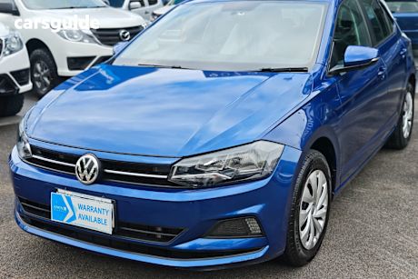 Blue 2018 Volkswagen Polo Hatchback 70 Tsi Trendline