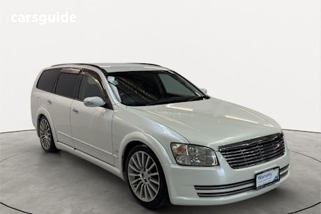 White 2004 Nissan Stagea SUV AXIS 350S