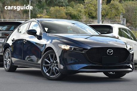 Blue 2025 Mazda Mazda3 Hatch G20 EVOLVE F