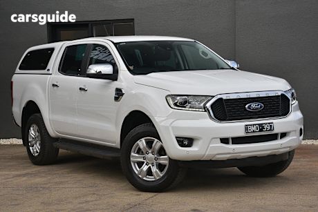 White 2020 Ford Ranger Double Cab Pick Up Xlt 2.0 Hi-Rider (4X2)