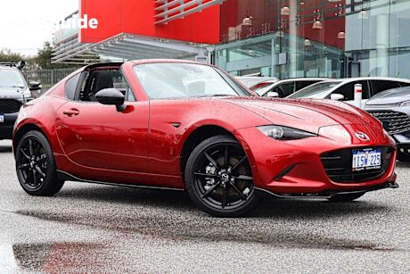 Red 2021 Mazda MX-5 Sedan R