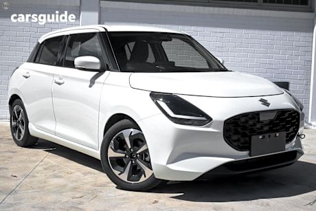 White 2025 Suzuki Swift Hatch HYBRID GLX F