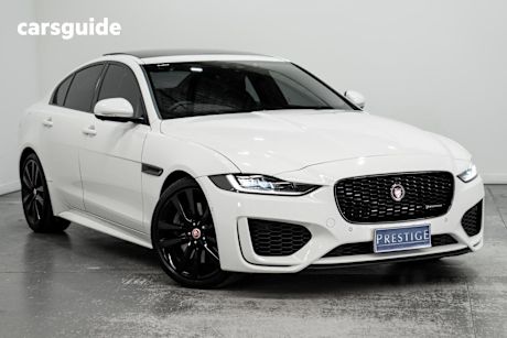White 2020 Jaguar XE Sedan P300 R-Dynamic Se