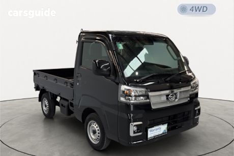 Black 2024 Daihatsu Hijet Ute Tray EXTRA 4WD