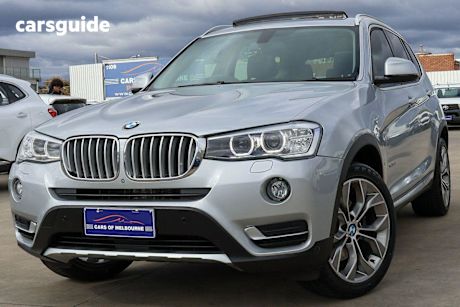 Silver 2015 BMW X3 Wagon Xdrive 30D