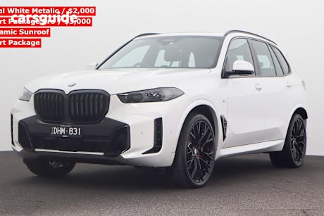 White 2024 BMW X5 Wagon Xdrive30D M Sport Mhev