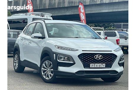 White 2019 Hyundai Kona Wagon Go (Fwd)