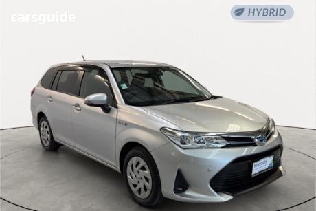 Silver 2019 Toyota Corolla SUV FIELDER HYBRID