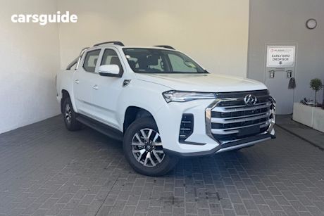 White 2025 LDV T60 Double Cab Utility Max Pro (4X4)