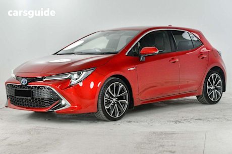 Red 2022 Toyota Corolla Hatch ZR HYBRID F
