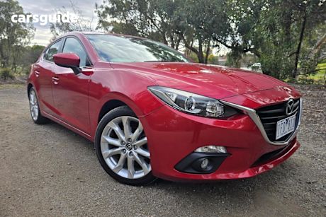 Red 2015 Mazda 3 Hatchback Sp25