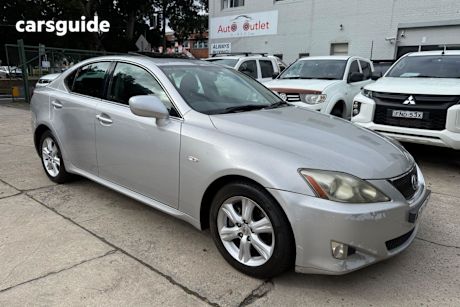 Silver 2006 Lexus IS250 Sedan Sports Luxury