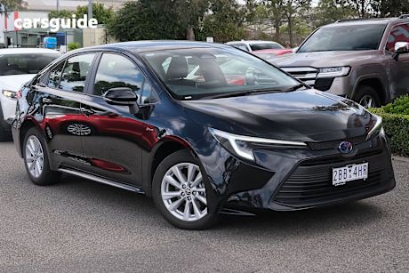 Black 2024 Toyota Corolla Sedan ASCENT SPORT HYBRID F