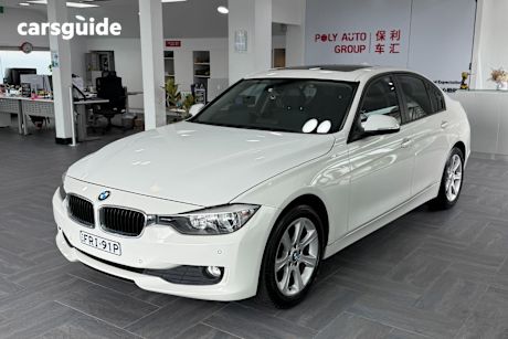 White 2014 BMW 320D Sedan