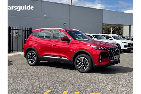 Red 2025 Chery Tiggo 4 SUV HYBRID ULTIMATE F