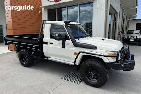 White 2023 Toyota Landcruiser Ute Tray GXL