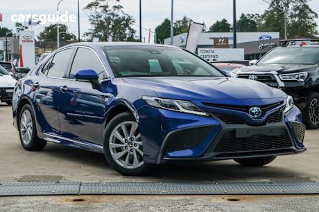 Blue 2021 Toyota Camry Sedan ASCENT SPORT F