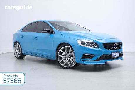 Blue 2014 Volvo S60 Sedan Polestar